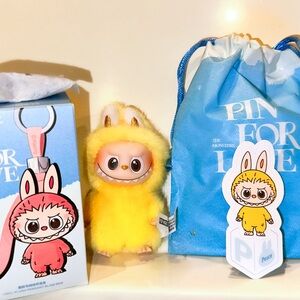 **AUTHENTIC”” POPMART Labubu - PIN FOR LOVE LETTER “P”